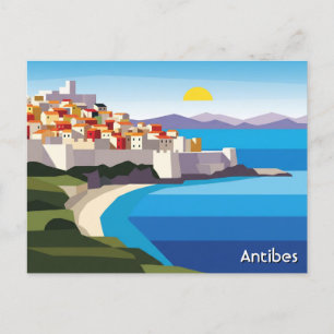 Antibes Frankrijk Reizen Briefkaart