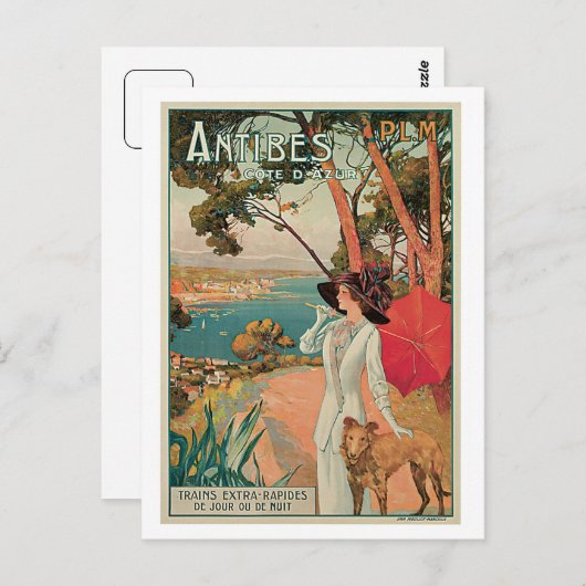  Antibes Frankrijk reizen Briefkaart (Voorkant / Achterkant)