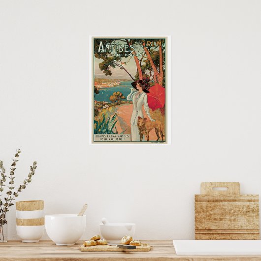  Antibes Frankrijk reizen en Poster (Keuken)