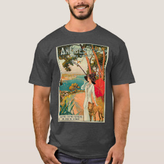 Antibes French Riviera Cote d Azur ad T-shirt