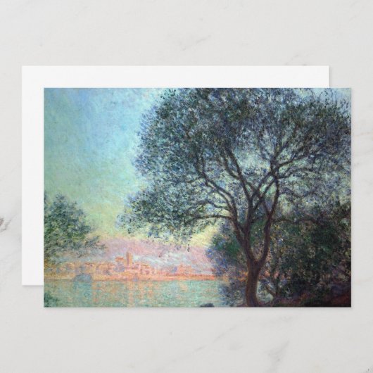 Antibes in the Morning by Claude Monet (Voorkant / Achterkant)