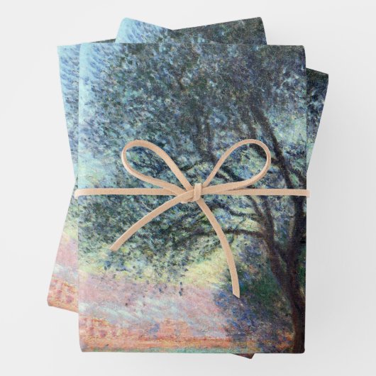 Antibes in the Morning by Claude Monet Inpakpapier Vel (In situ)