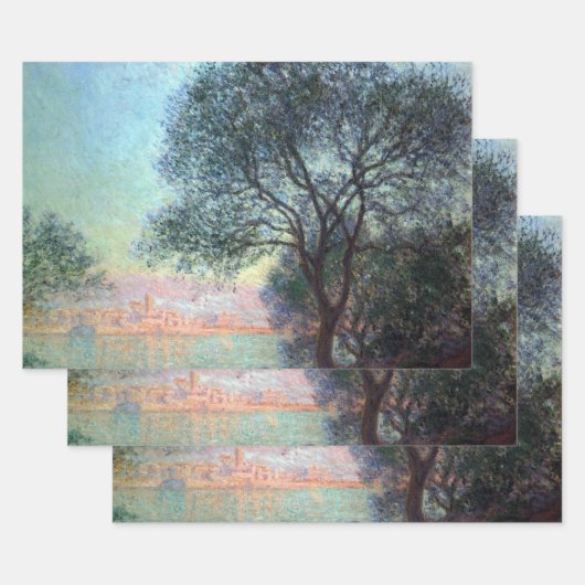 Antibes in the Morning by Claude Monet Inpakpapier Vel (Set)