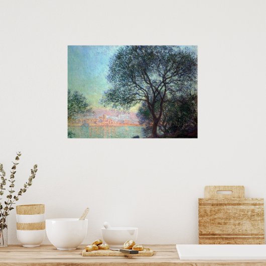 Antibes in the Morning by Claude Monet Poster (Keuken)