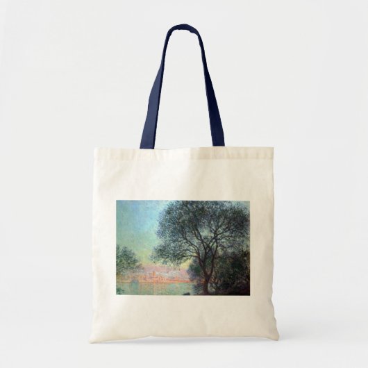 Antibes in the Morning by Claude Monet Tote Bag (Voorkant)