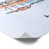 Antibes on the Mediterranean, Frankrijk Poster (Hoek)