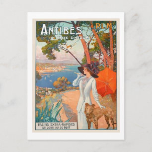 Antibes Poster Post Card Briefkaart