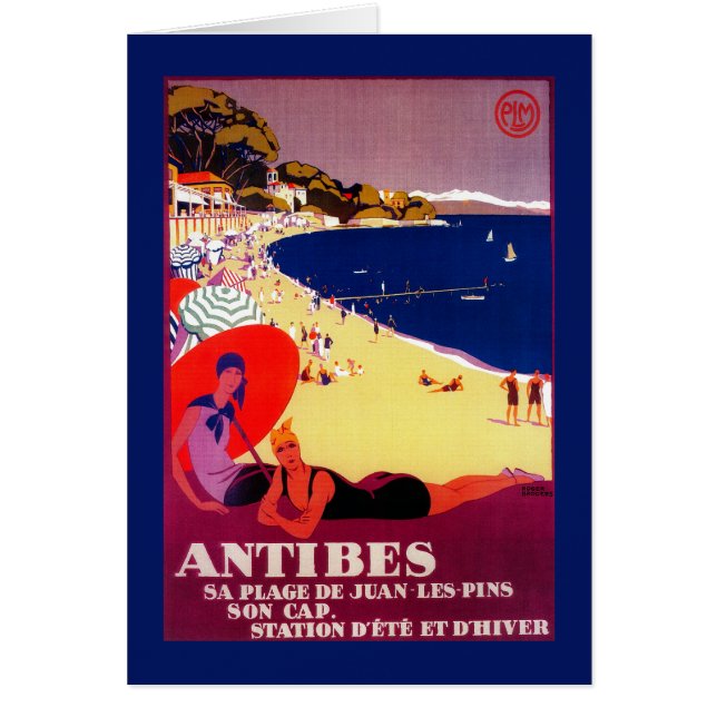 Antibes Poster Vintage Europe (Devant)