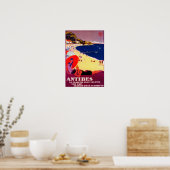 Antibes Poster Vintage Europe (Cuisine)