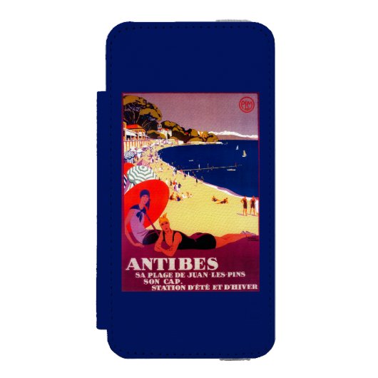 Antibes  PosterEurope Incipio iPhone Portemonnee Hoesje (Voorkant Agenda)