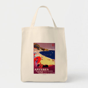 Antibes PosterEurope Tote Bag