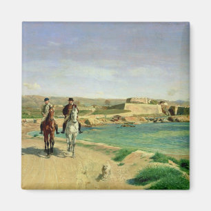 Antibes, the Horse Ride, 1868 Magneet
