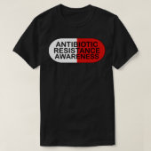 Antibioticum Resistance Awareness Microbiologist L T-shirt (Design voorkant)