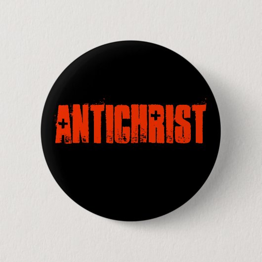 ANTICHRIST RONDE BUTTON 5,7 CM (Voorkant)