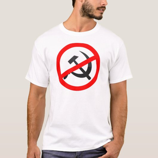 anticommunisme t-shirt (Voorkant)