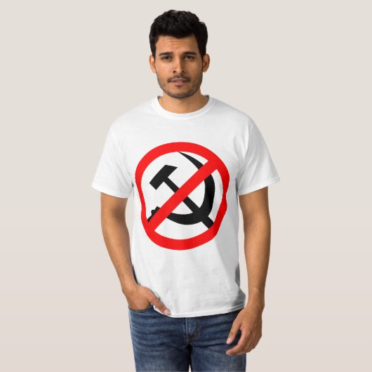 anticommunistisch t-shirt (Voorkant volledig)