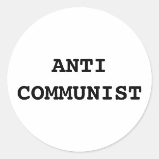 ANTICOMMUNISTISCHE STICKERS