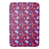 Anticonceptiepatroon feministisch badmat (Voorkant Verticaal)