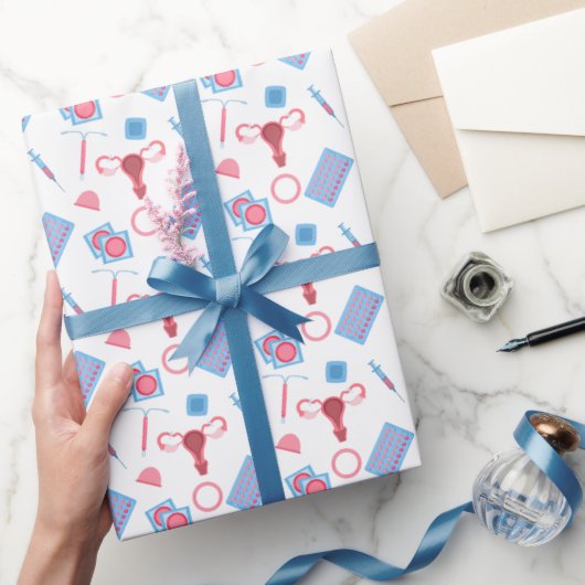 Anticonceptiepatroon feministisch cadeaupapier (Geschenken)