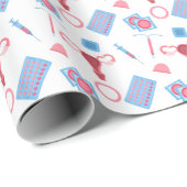 Anticonceptiepatroon feministisch cadeaupapier (Rol Hoek)