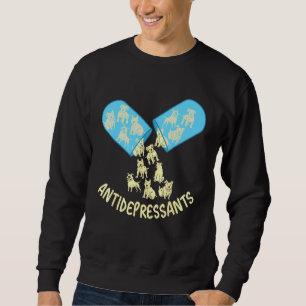 Antidepressiva Pitbull Dog Funny Dog Eigenaar Trui