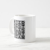 Antidisestablishmentarian Koffiemok (Voorkant links)