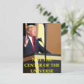 antidonald trump briefkaart (Staand voorkant)