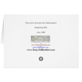 Antiek 1660 Wereldkaart van Frederick de Wit (Achterkant Horizontaal)