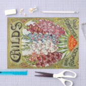 Antiek 1908 Gladiolus Garden Catalog Tissue Paper Tissuepapier (Craft)