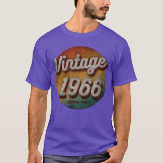 ANTIEK 1966 ORIGINELE ONDERDELEN familie T-shirt