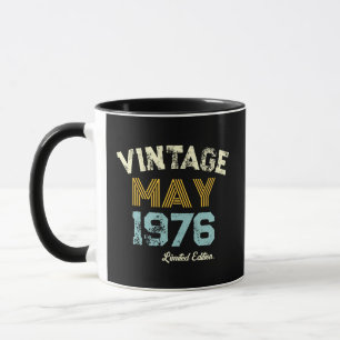 Antiek 1976 Aangepaste Geboortejaar & Leeftijd  Mok