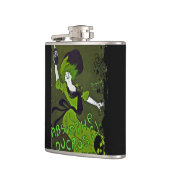 Antiek Absinthe Advertisement Flask Heupfles (Links)