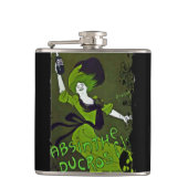 Antiek Absinthe Advertisement Flask Heupfles (Voorkant)