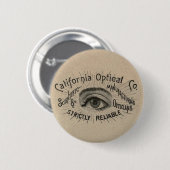 Antiek Adverteren optisch Ronde Button 5,7 Cm (Voorkant /achterkant)