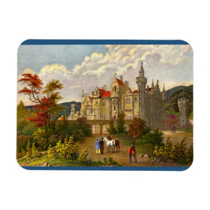 antiek afdruk van Abbotsford House Magneet