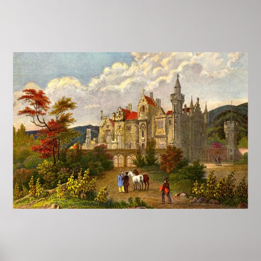 antiek afdruk van Abbotsford House Poster (Voorkant)