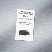  Antiek afdrukken Magnetisch Visitekaartje (Voorbeeld)