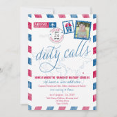 Antiek Airmail Military Guam aangekondigd Kaart (Voorkant)