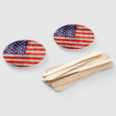 Antiek Amerikaanse vlag Handwaaier (Niet-gemonteerd)