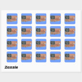 Antiek Amerikaanse vlag Stickers (Vel)