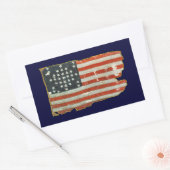 Antiek Amerikaanse vlag Stickers (Envelop)