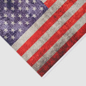 Antiek Amerikaanse vlag Tissuepapier (Detail)