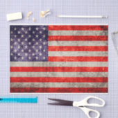 Antiek Amerikaanse vlag Tissuepapier (Craft)