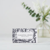 Antiek Angel Cherub maakt artiest Visitekaartje (Staand voorkant)