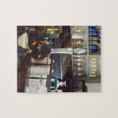 Antiek apotheekflesjes legpuzzel (Horizontaal)