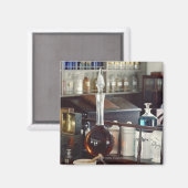 Antiek apotheekflesjes magneet (Voorkant / Achterkant)