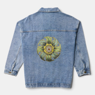 Antiek architecturale rozet nr. 1 denim jacket