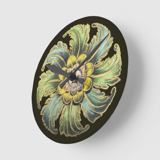 Antiek architecturale rozet nr. 1 ronde klok (Hoek)