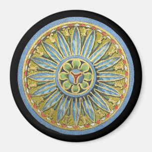 Antiek architecturale rozet nr. 2 magneet