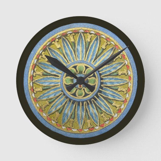 Antiek architecturale rozet nr. 2 ronde klok (Voorkant)